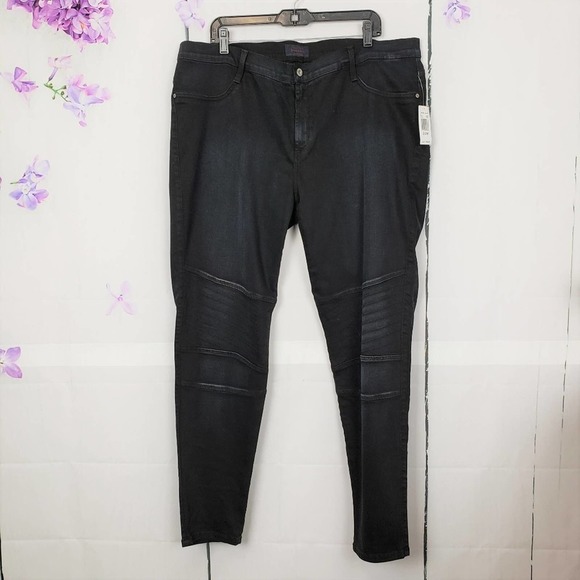 James Jeans Baroque Moto Z Denim Skinny Jeans 22W - Picture 2 of 8